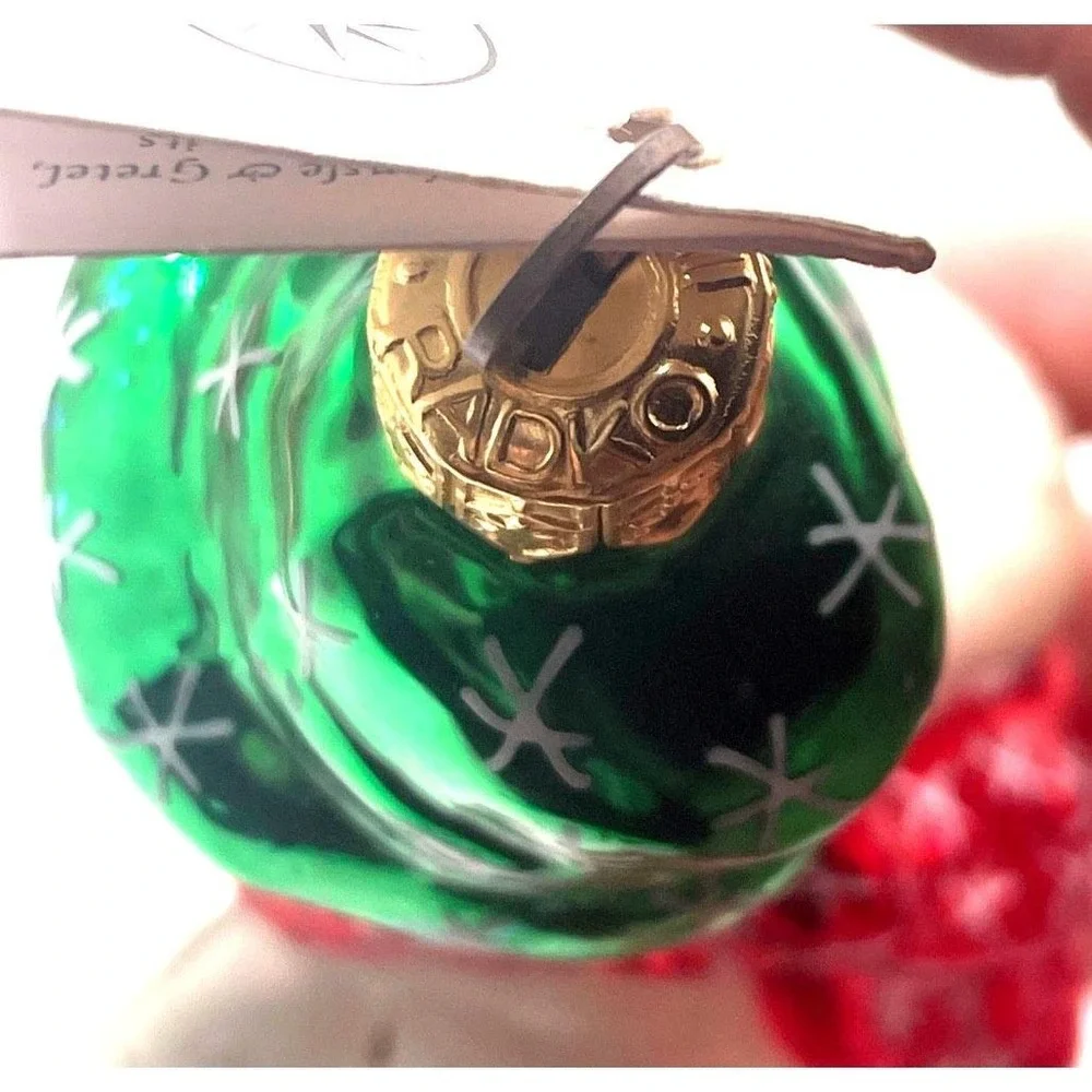 Christopher Radko Frosty Weather Glass Ornament 1996 Starlight Members Only wBox
